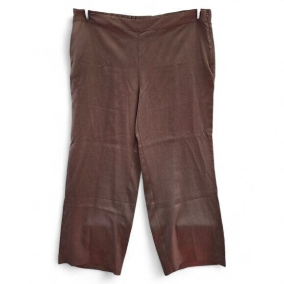 JJill Pure Jill NWOT Draped Wide Leg Pants in Shale (Size 2XL) - Picture 2 of 9